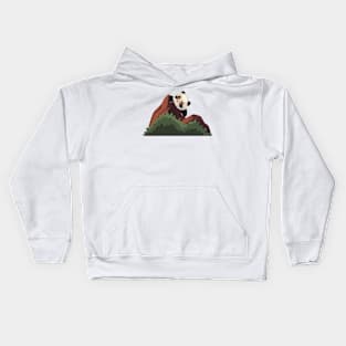 Panda with nature Kids Hoodie